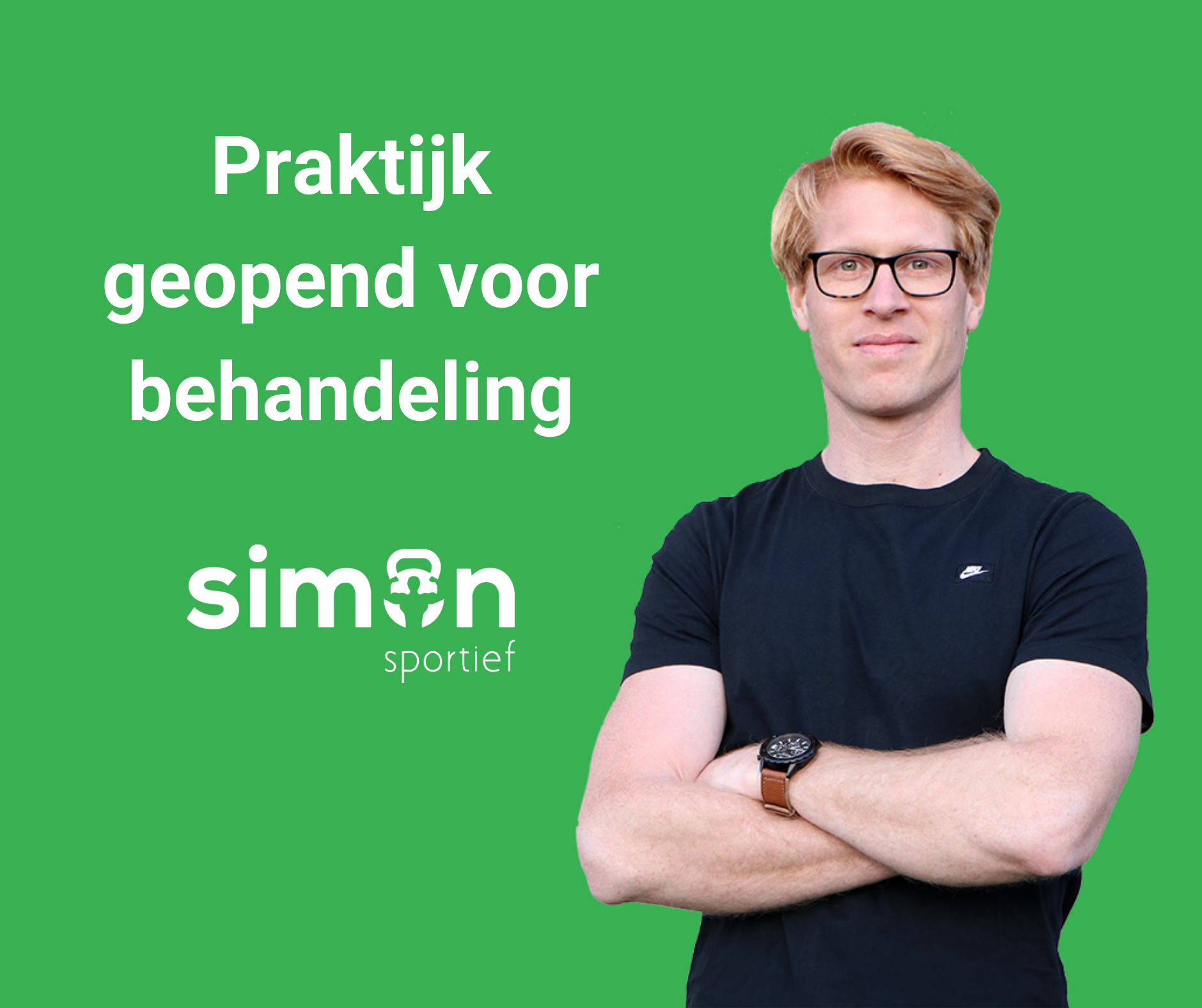 Praktijk geopend voor behandeling